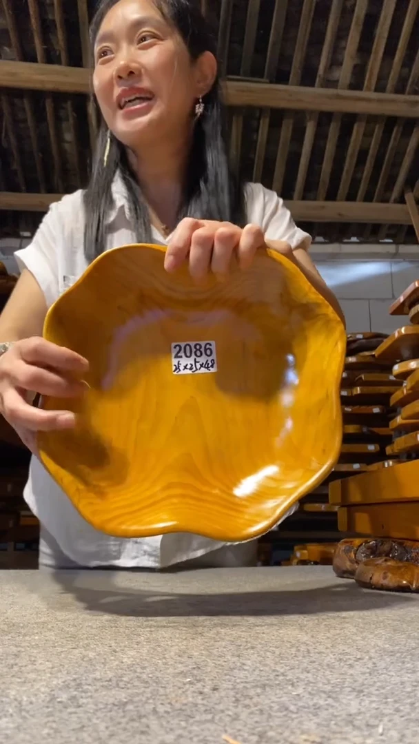 实木茶盘 一物一拍（不含配件）