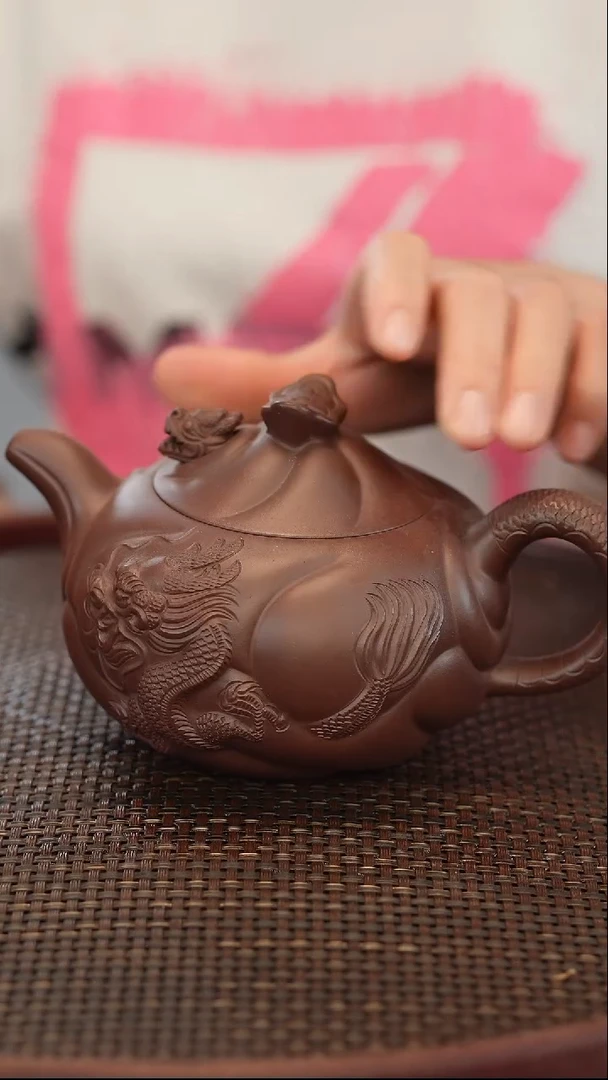 茶壶紫砂鱼化龙