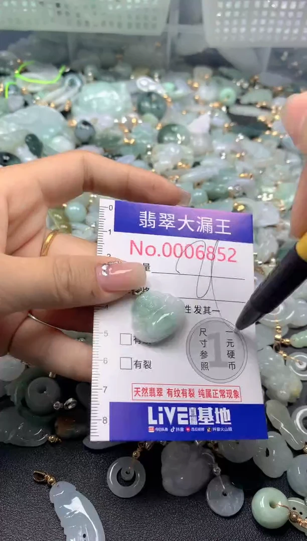 颈饰未镶嵌翡翠6852