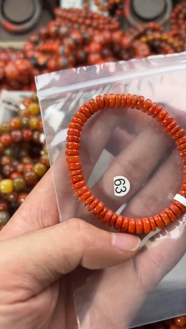 未镶嵌手串南红玛瑙7+