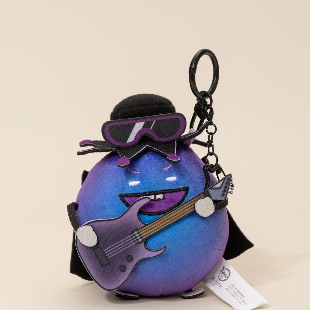 正版喜羊羊与灰太狼挂件疯狂摇滚音乐家系列毛绒玩具懒羊羊钥匙扣