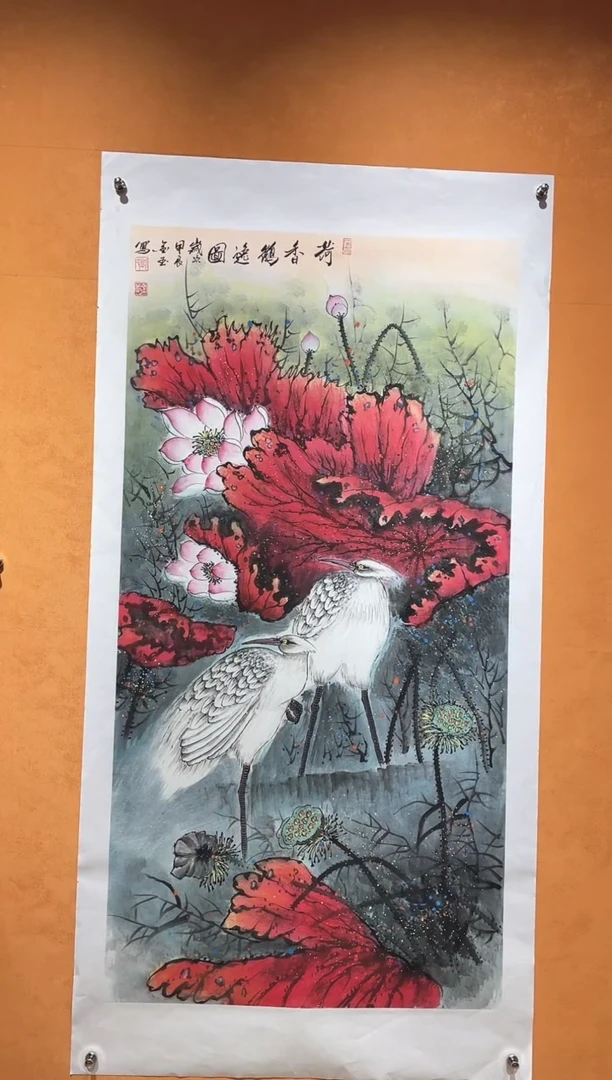 国画刘金玉老师亲笔手绘