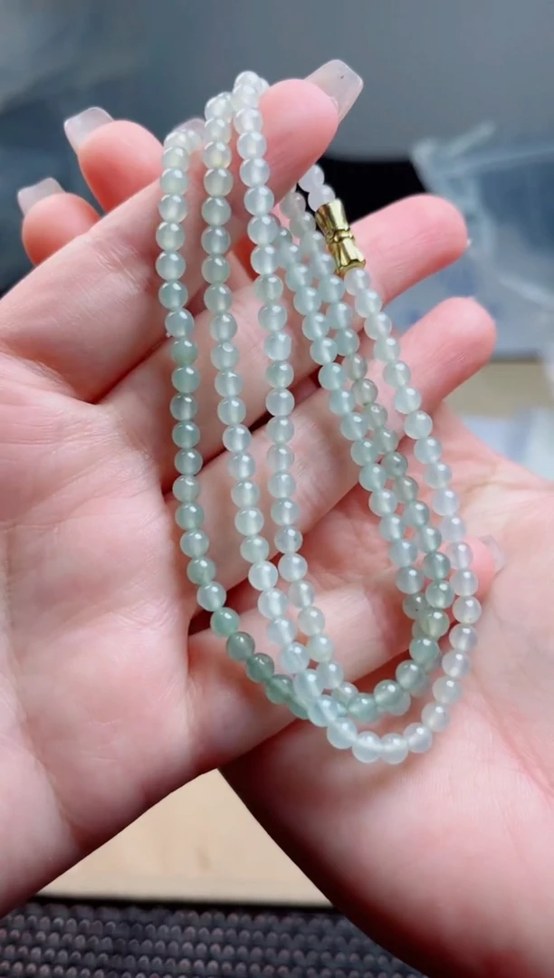 定制翡翠未镶嵌珠串