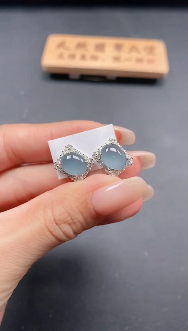 银S925镶嵌戒指翡翠11