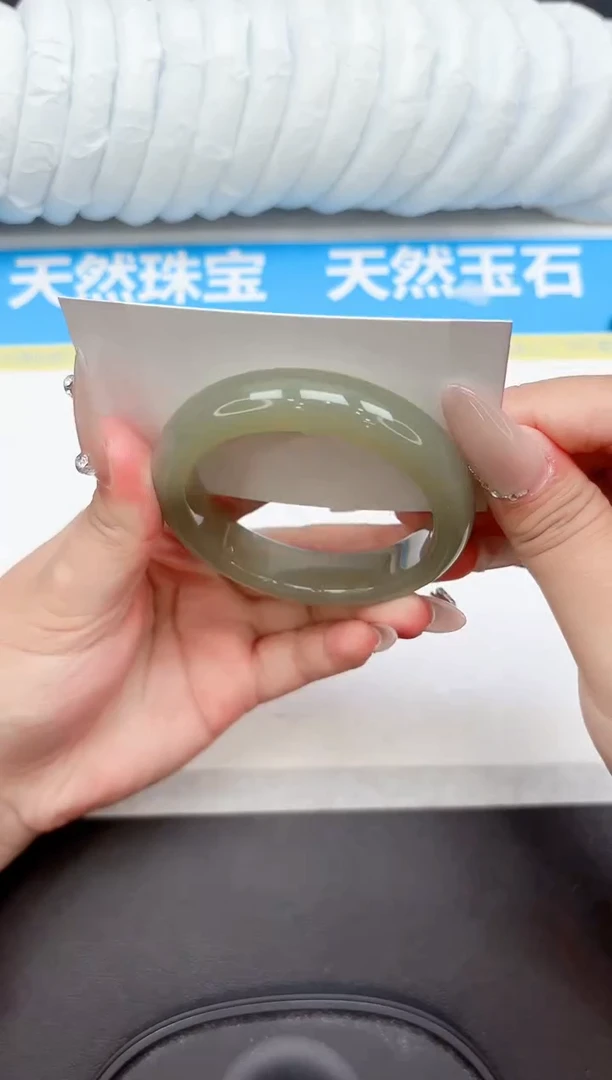 未镶嵌手镯石英质玉A34-55.7