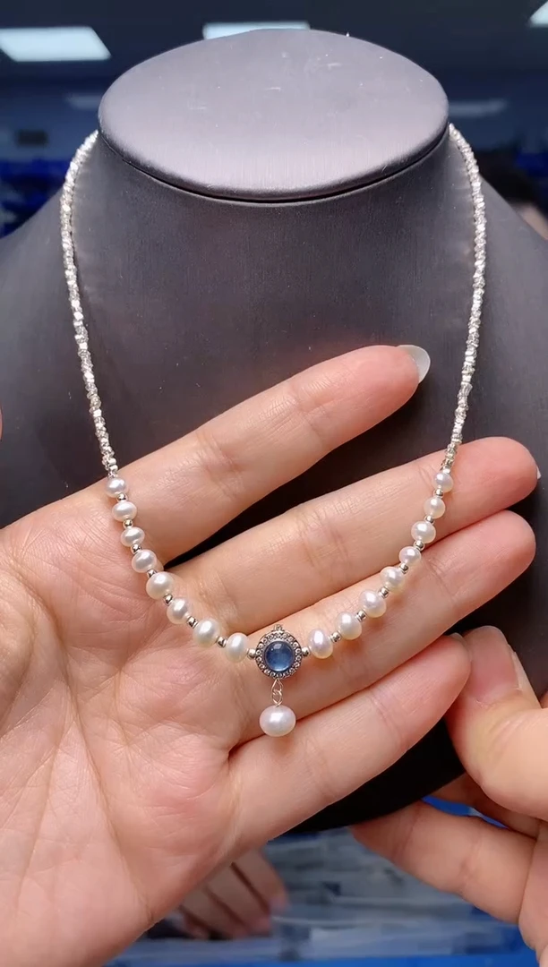 【闪购商品】淡水珍珠颈饰未镶嵌   CL6910