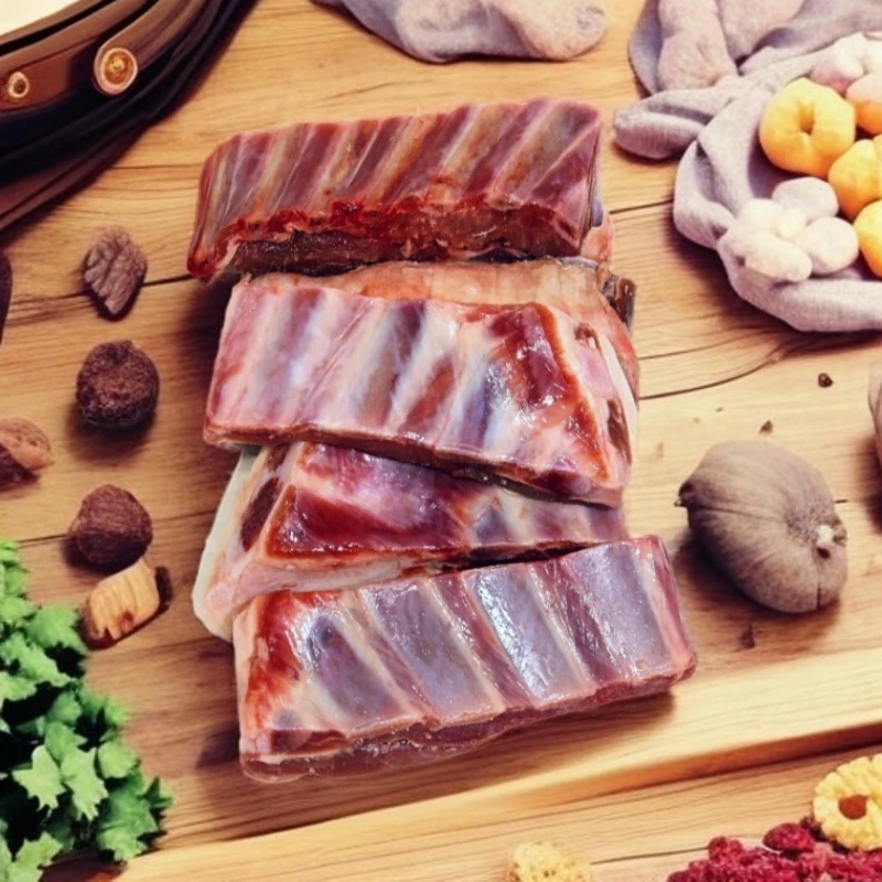 新疆6到9个月草地羊前后腿羊腱子组合500g/袋5斤装冷链空运包邮