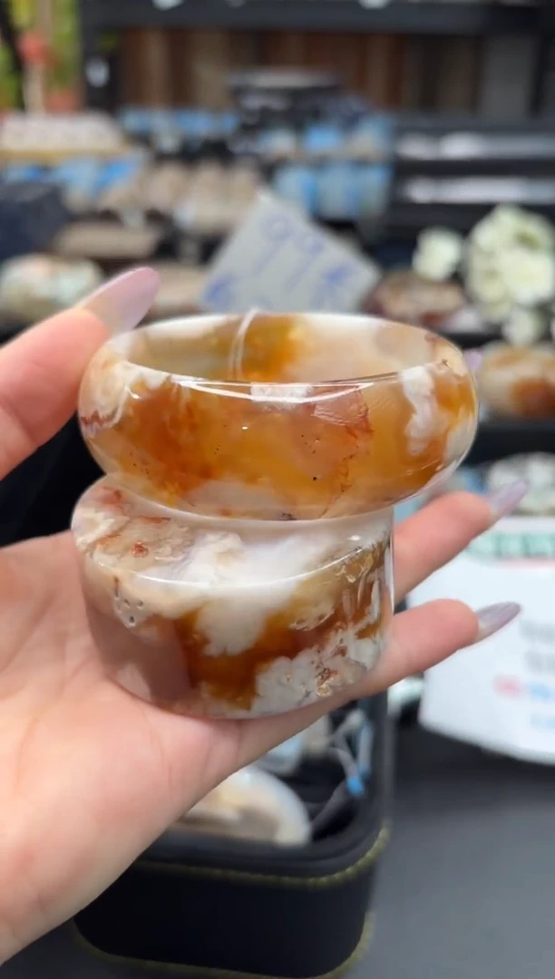 未镶嵌手镯石英质玉C486(58圈赠送镯心)