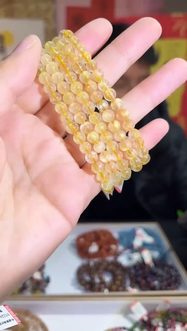 【闪购商品】水晶手链未镶嵌48多样性发其一钛晶5+