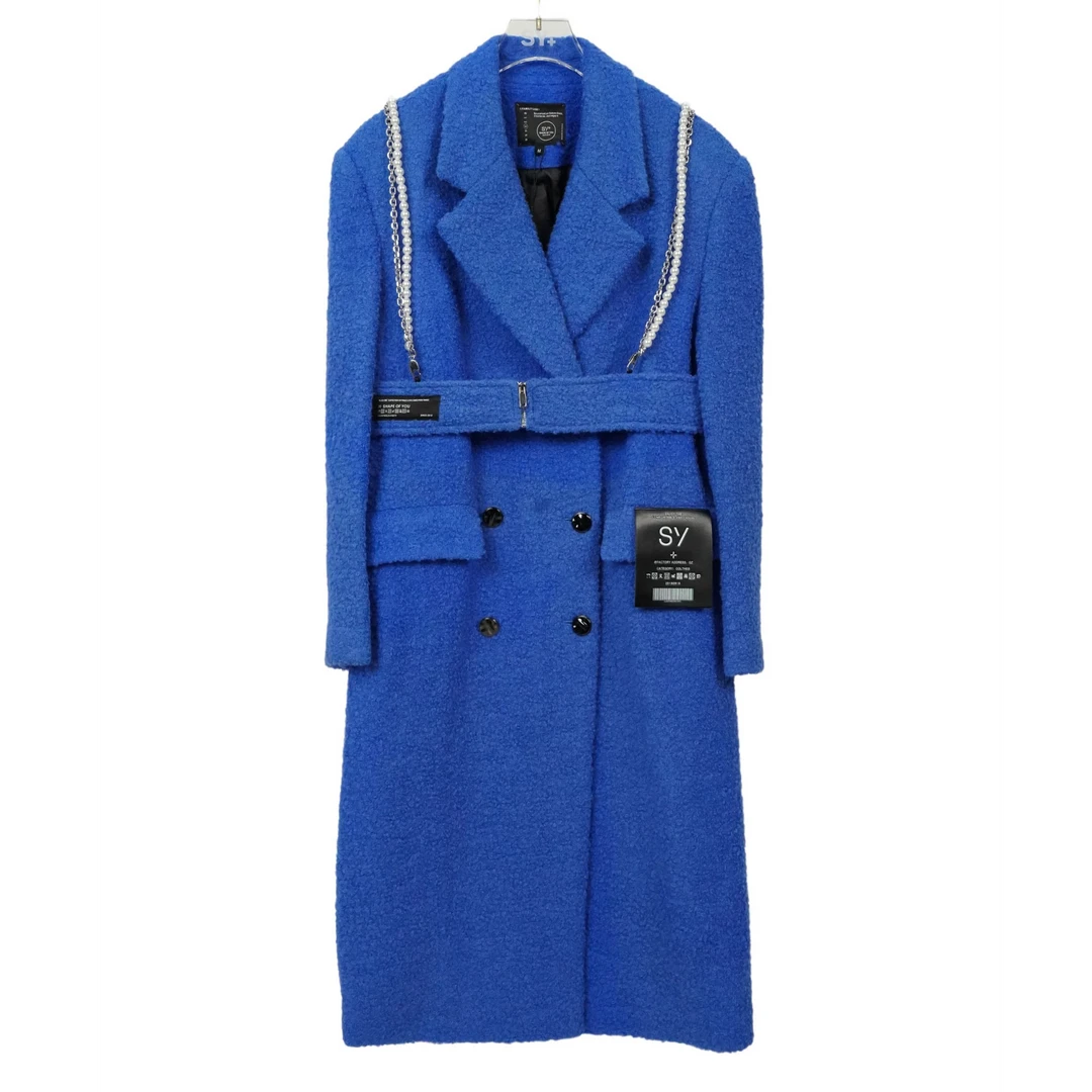 SY+ 原创设计羊毛两色大翻领西装 222425576