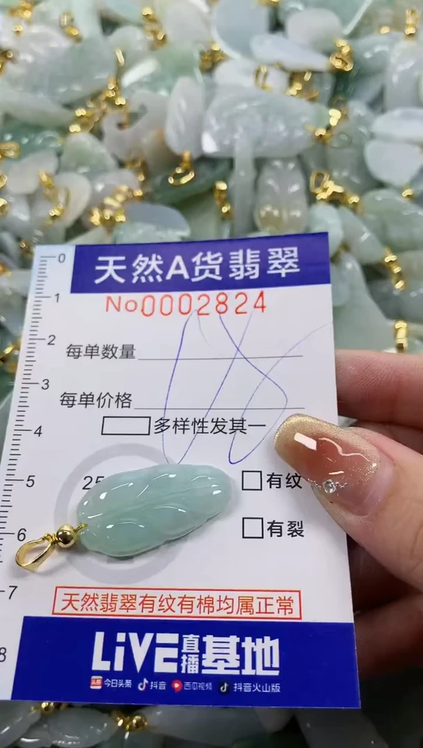 颈饰未镶嵌翡翠天然A货翡翠