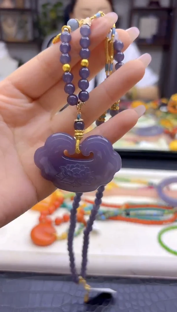 毛衣链未镶嵌和田玉DIY款M606