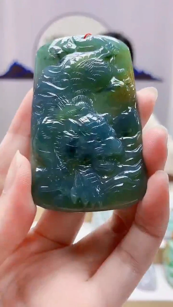 未镶嵌定制翡翠4852zm-毛货挂件63