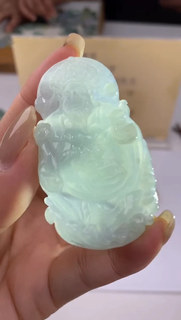 翡翠未镶嵌吊坠(不含链)37188
