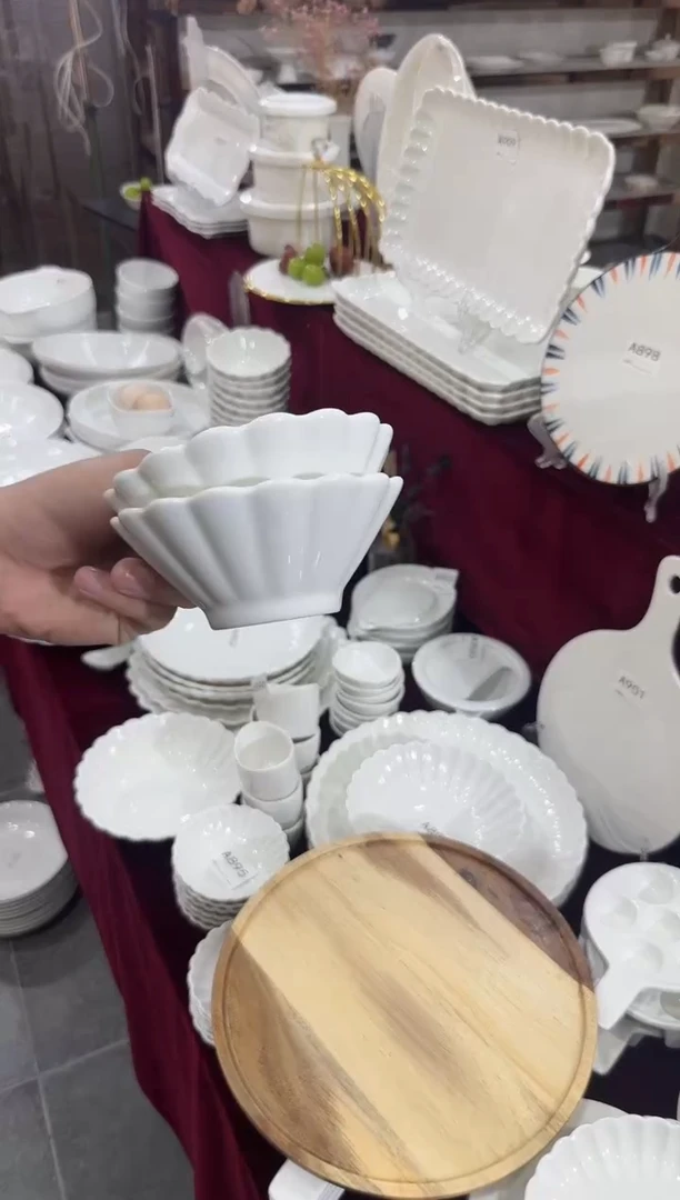 摆件4.5寸雪花碗2个