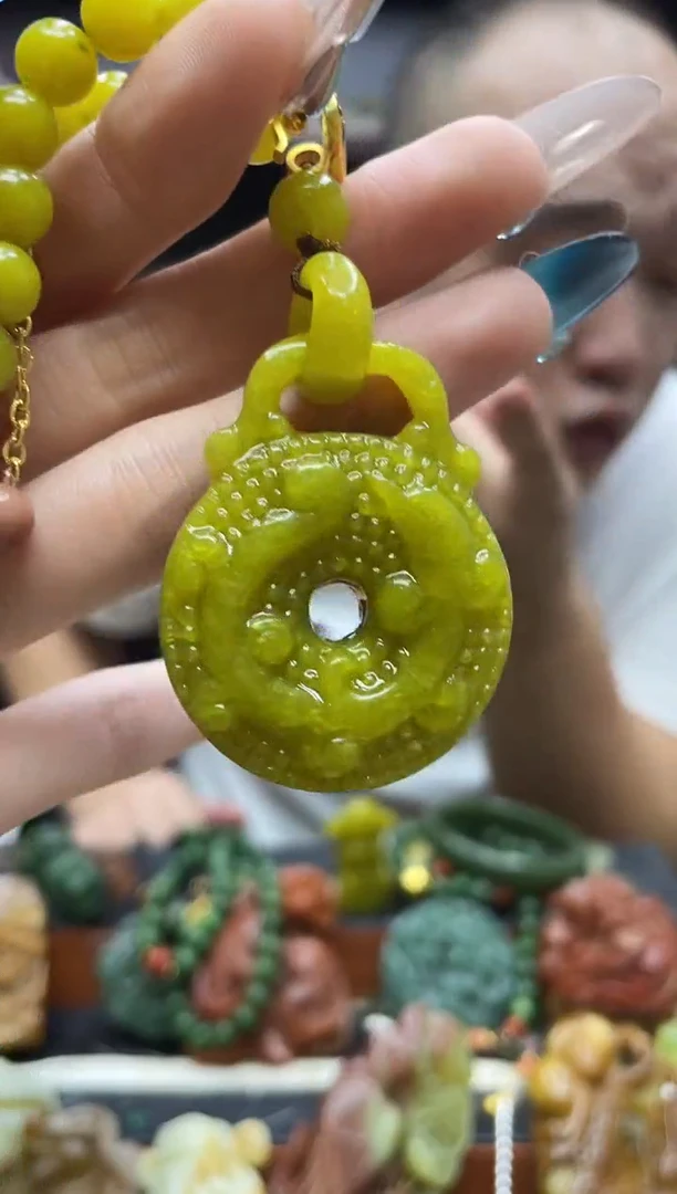 未镶嵌岫玉吊坠·多样性发*货拍一发一