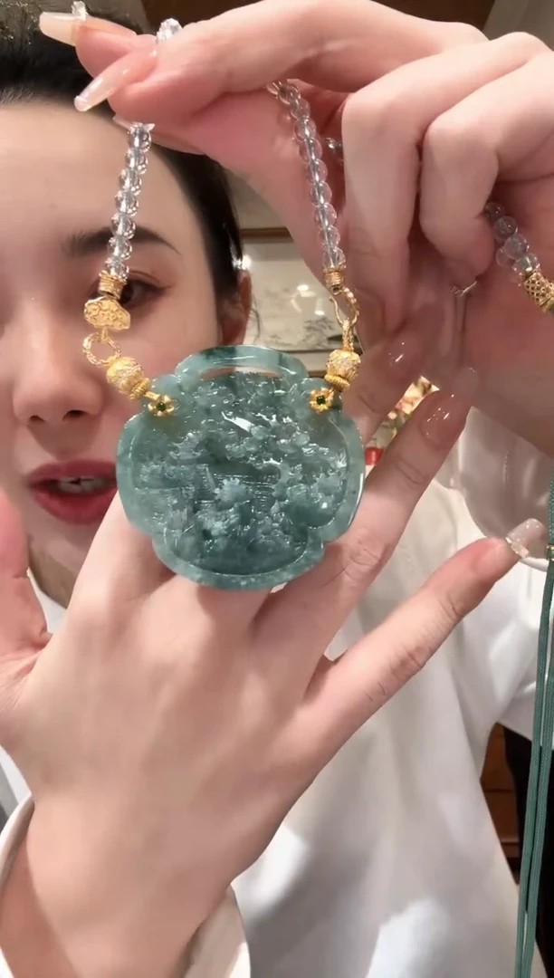 【闪购商品】翡翠颈饰未镶嵌国风