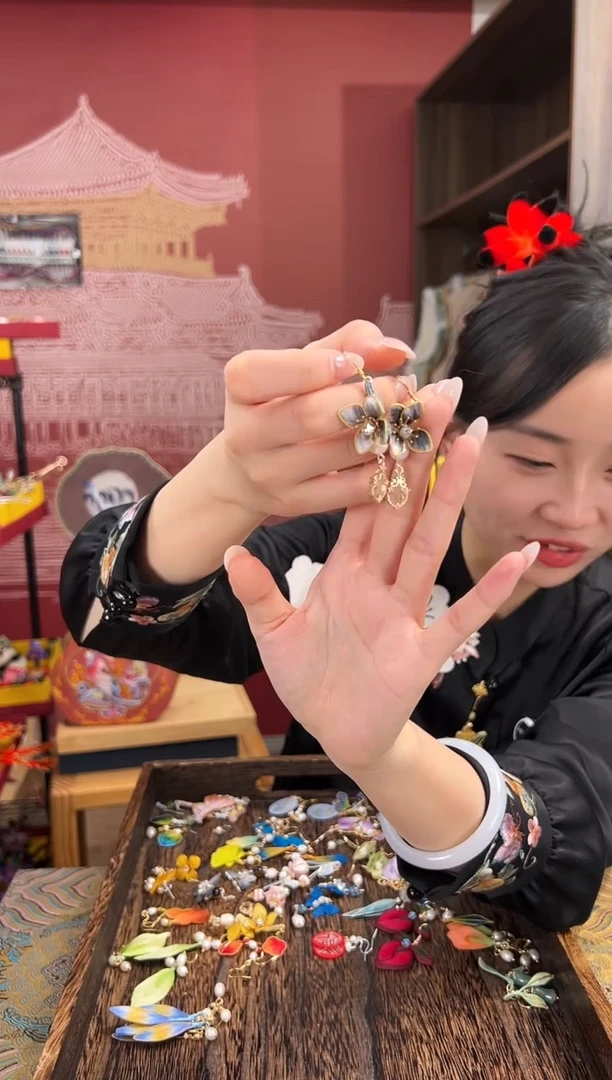 【闪购商品】刺绣苏绣世家非遗手工（耳环）