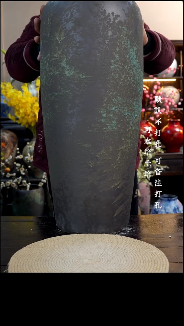 摆件陶瓷349景德镇高档陶瓷花瓶高度60