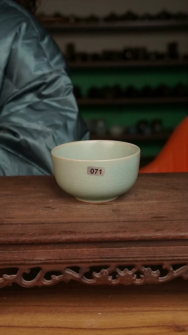 杯071号仿古餐碗微微不完美口径11公分