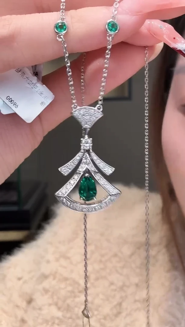 铂Pt950镶嵌项链钻石AY0422-PT-45