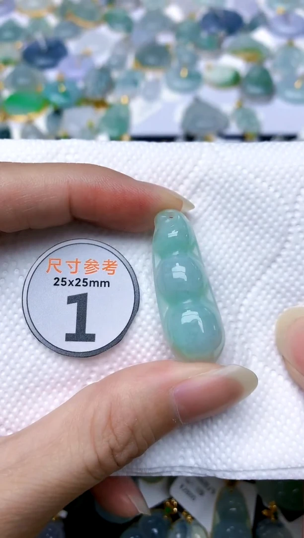 颈饰未镶嵌翡翠天然A货翡翠