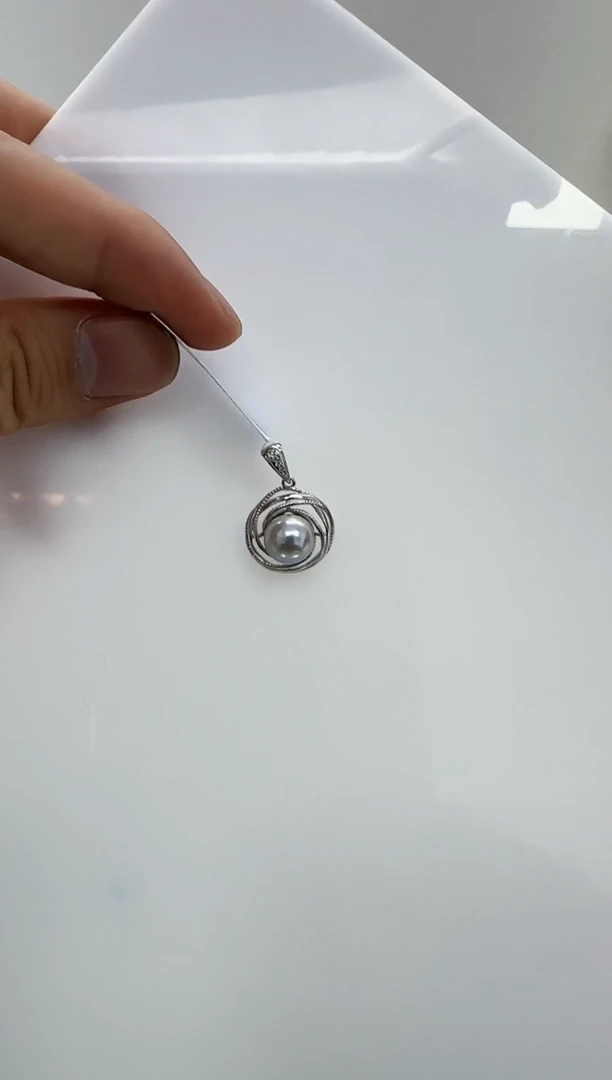 【闪购商品】海水珍珠DA银S925镶嵌c1470 吊坠9