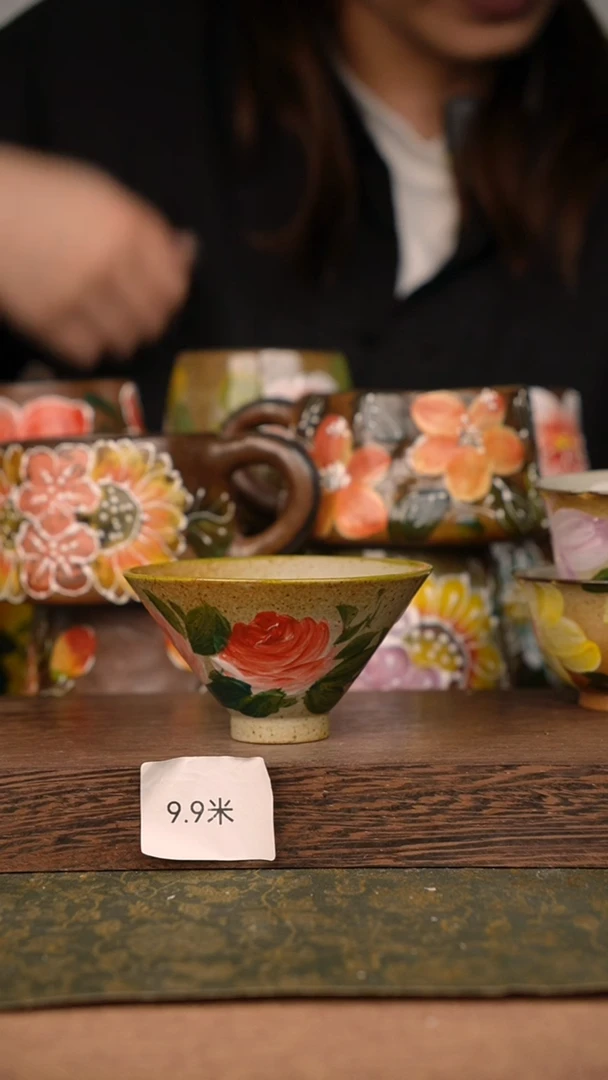 杯子泥垚手作 景德镇手工手绘器物