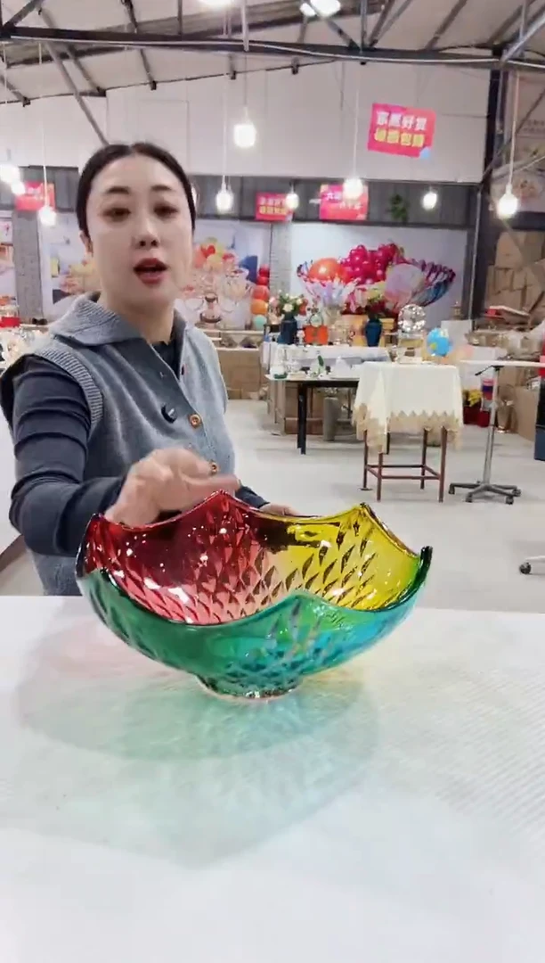 彩色雨花果斗一个