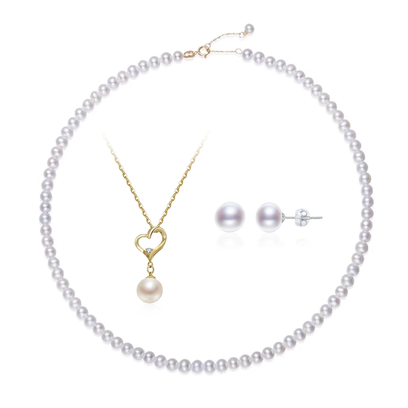 【破冰专属】小米珠淡水珍珠三件套白色