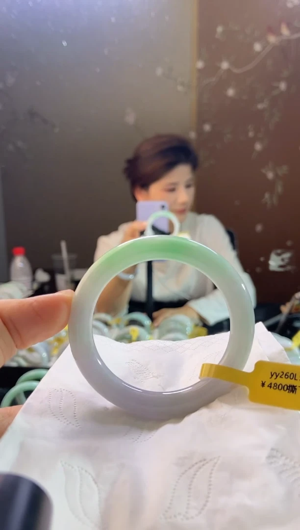 未镶嵌手镯翡翠圈口x50-51