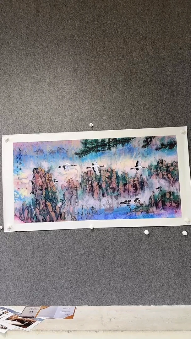 国画王忠权-8平尺-花鸟国画