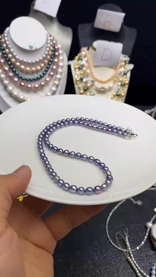 淡水珍珠未镶嵌颈饰多人