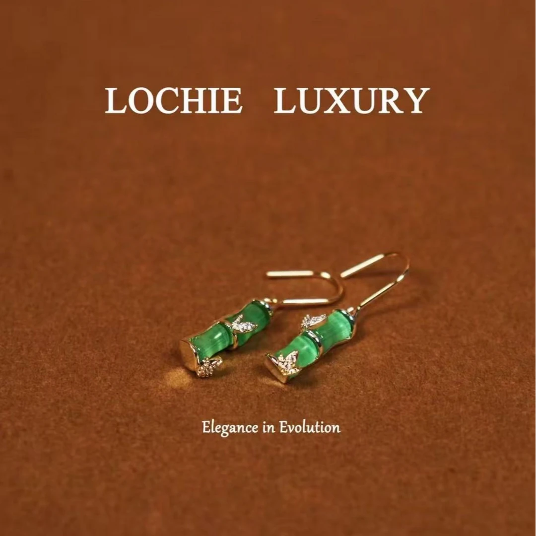 铜合金耳饰 l157---法★【几念春秋】夏K爱丽丝 竹节耳钩