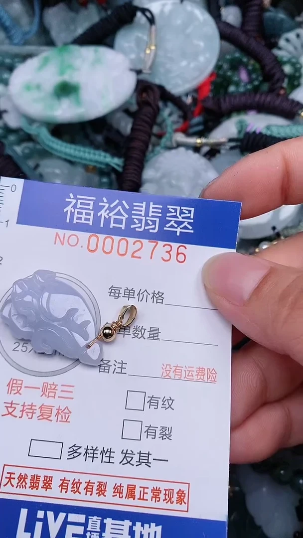 翡翠未镶嵌颈饰...0002736