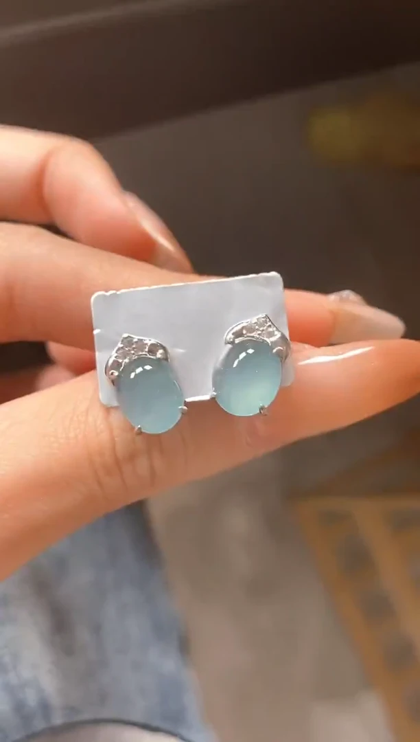 银S925镶嵌戒指翡翠51511