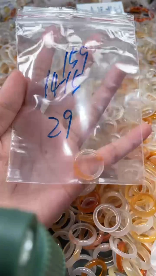 玛瑙/玉髓戒指未镶嵌159