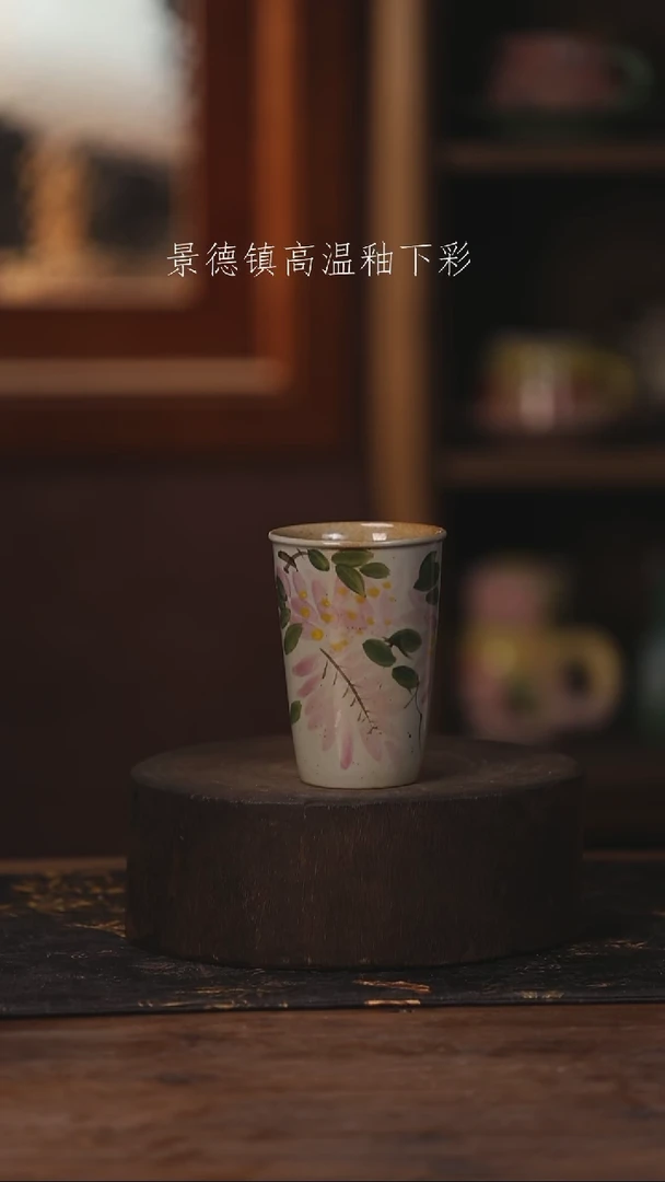 陶瓷景德镇高温釉下手绘陶瓷201