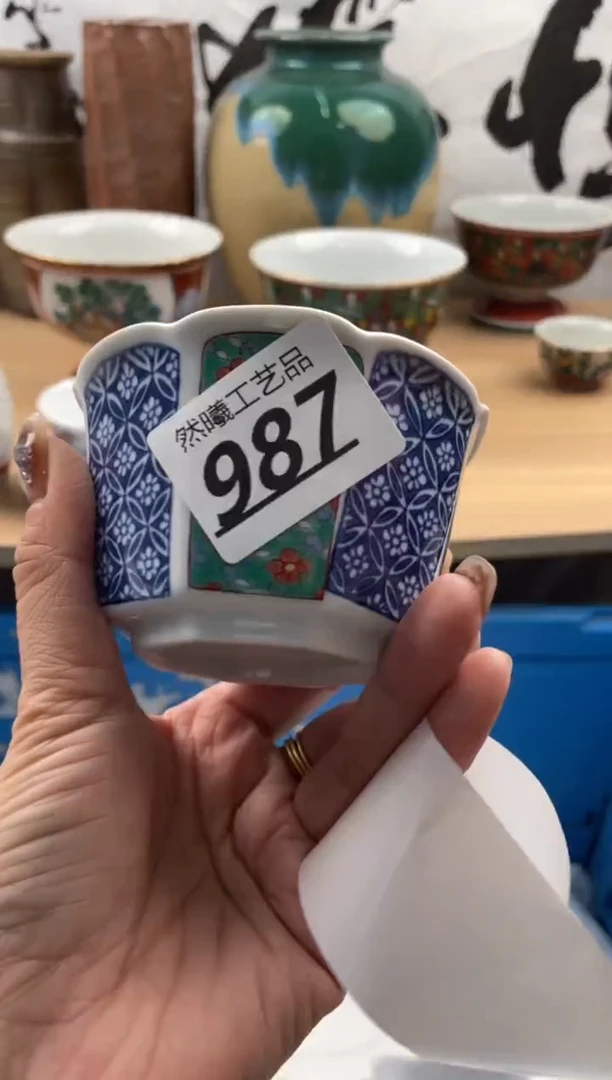 【闪购商品】瓷片987然曦海外工艺品18包邮