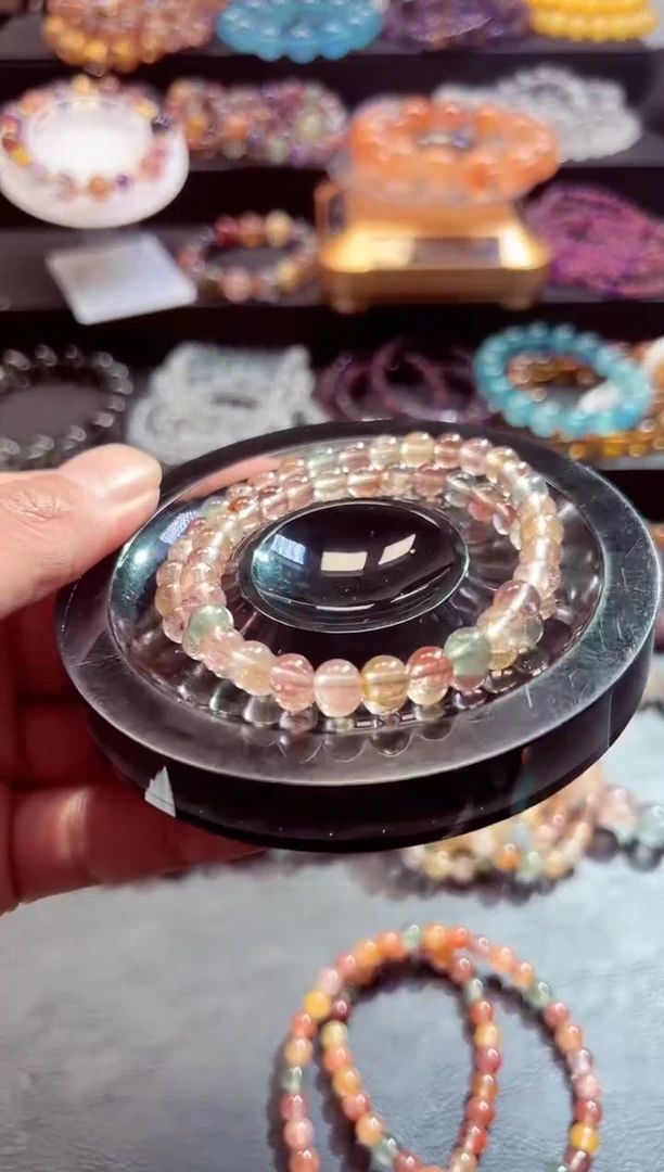 未镶嵌手链水晶洁***123