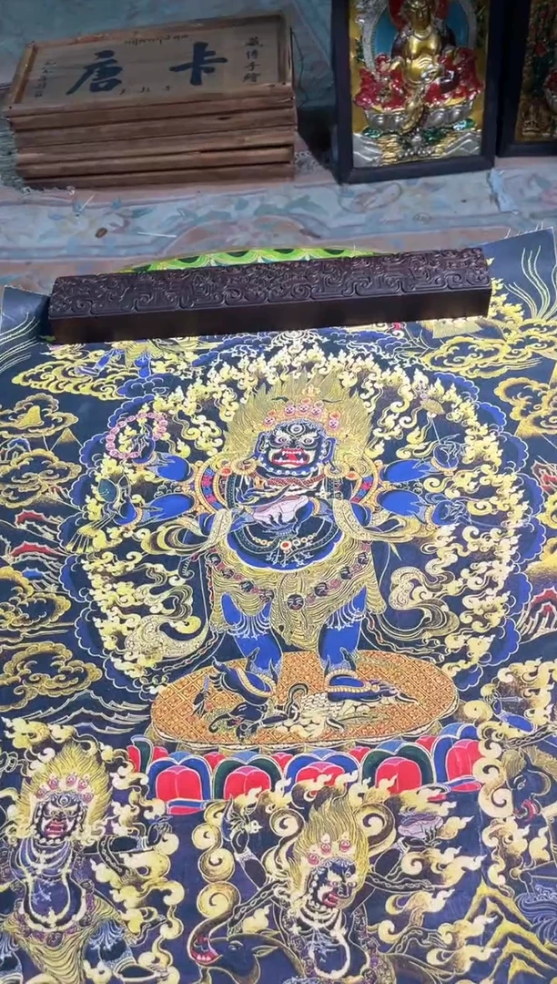 卷轴画东东唐卡tk16