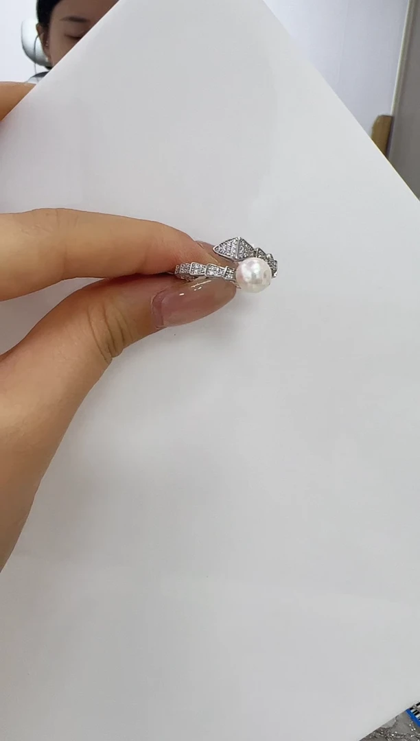 【闪购商品】海水珍珠DA银S925镶嵌戒指