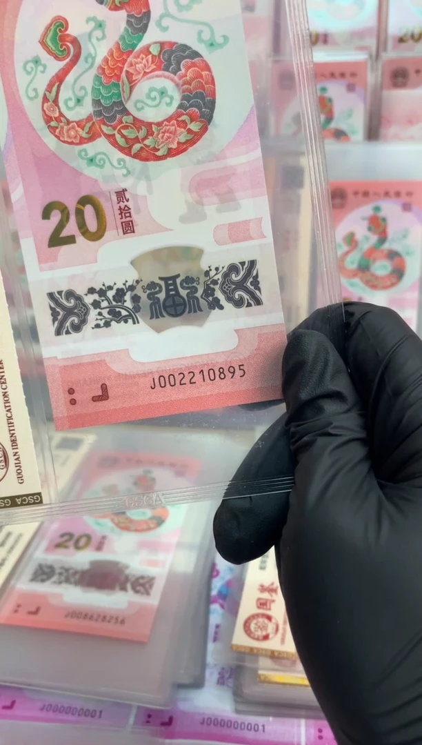 【闪购商品】塑料蛇钞 真钞【单张】10895