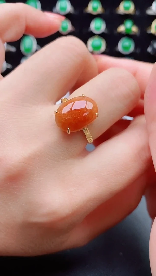 【闪购商品】翡翠戒指银S925镶嵌508050