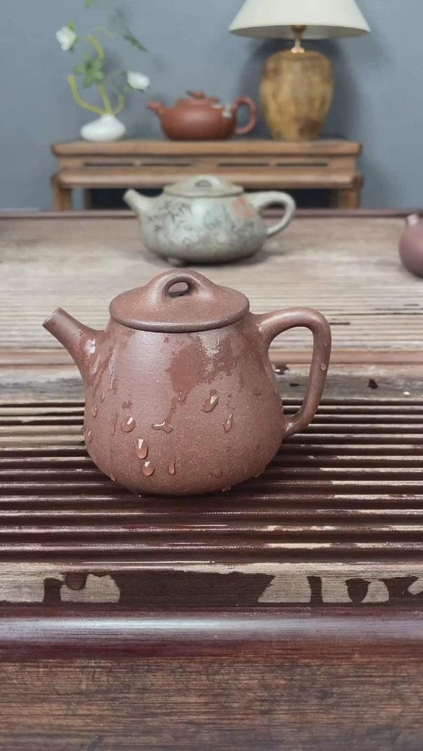 茶壶紫砂高石瓢200