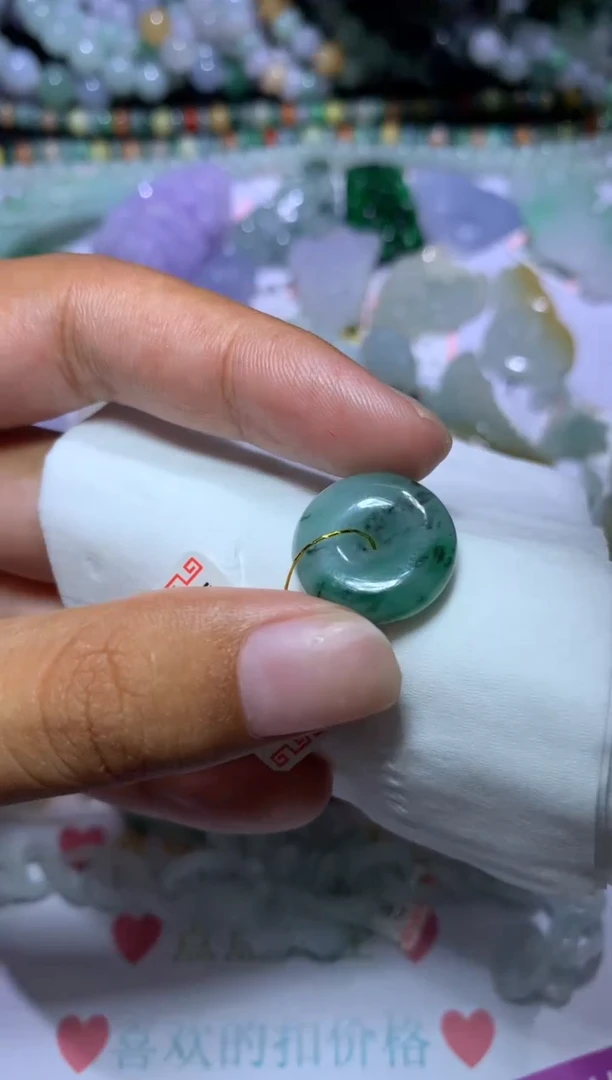 翡翠挂件未镶嵌萍**^CXX306931