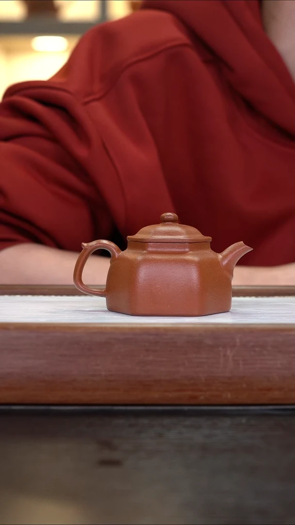 茶壶紫砂鹿鸣    降坡泥   全手工