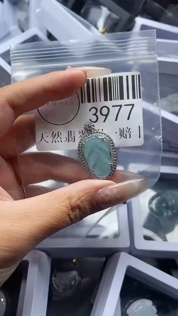 颈饰未镶嵌翡翠3977