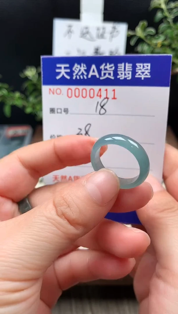 未镶嵌戒指翡翠18#