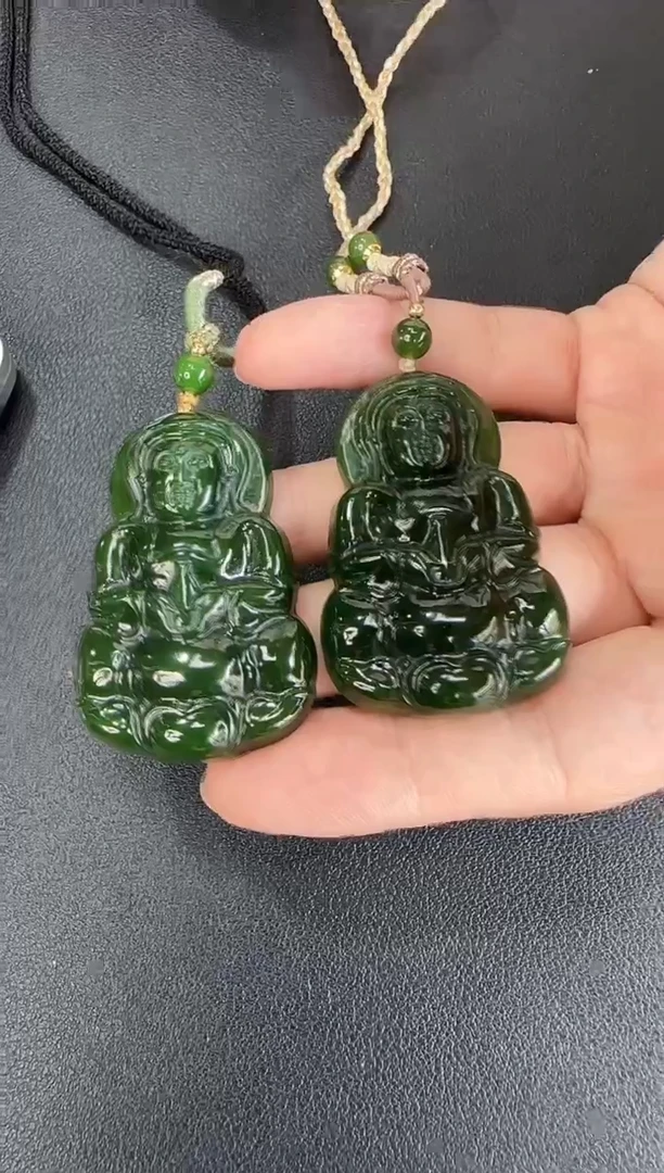 颈饰未镶嵌和田玉（碧玉）多样性发一